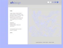 Tablet Screenshot of ah-design.co.uk